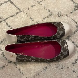 Gently used Coach flats